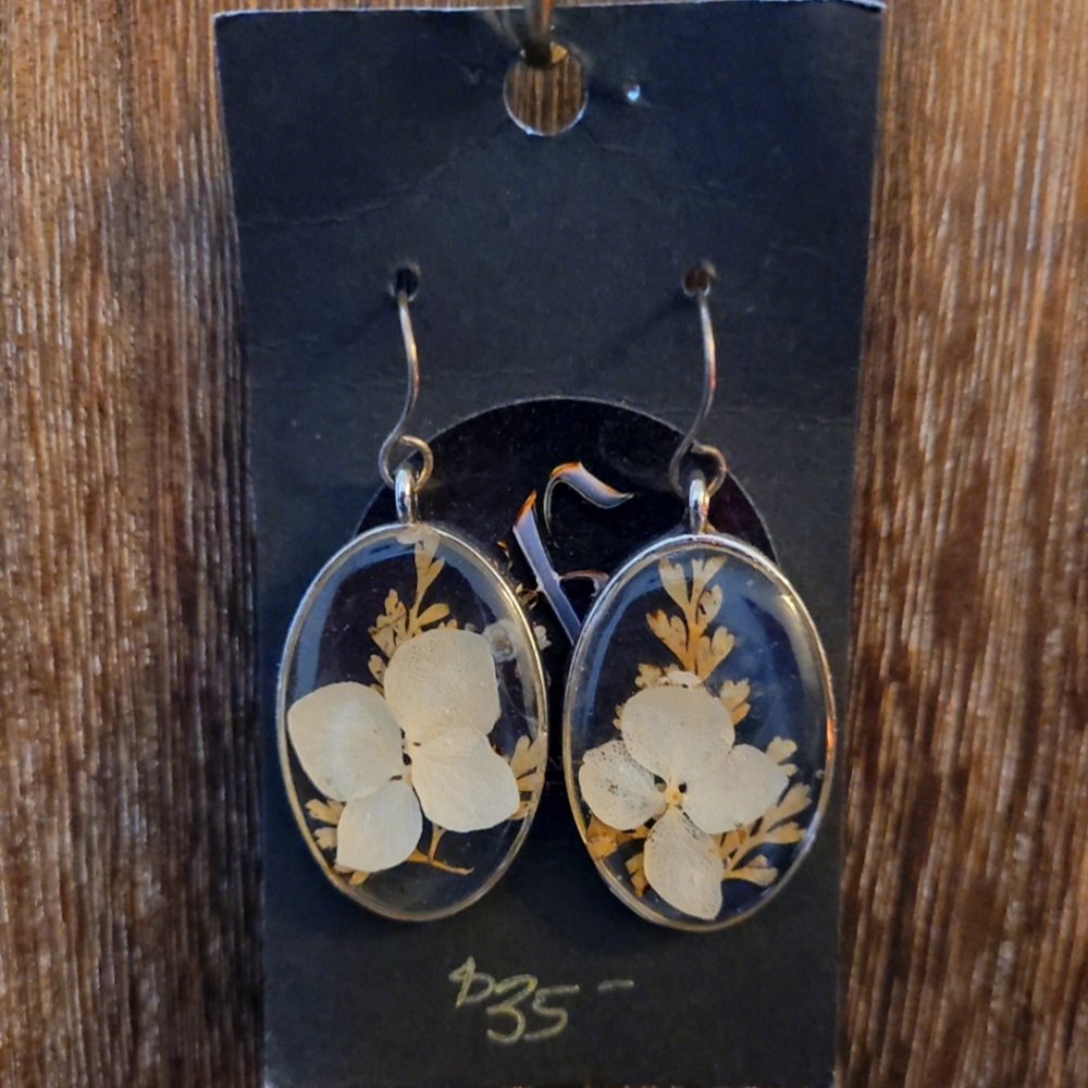 Handmade resin earrings